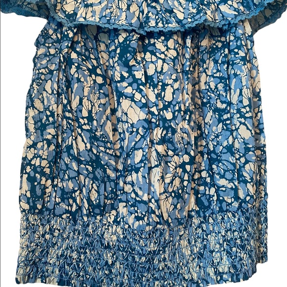 House of Harlow 1960 Turquoise Cold Shoulder Crop Top - Picture 8 of 12